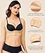 BRABIC Upper Arm Shaper Post Surgical Slimmer Compression Sleeves Posture Corrector Tops Shapewear for Women (Beige, M)