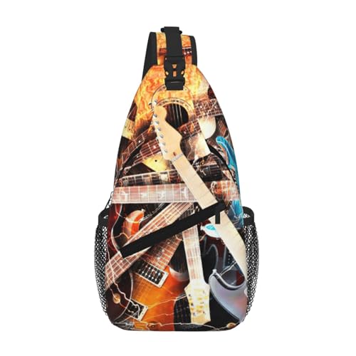 Sac à dos à bandoulière guitare pour homme - Dites adieu aux poches pleines
