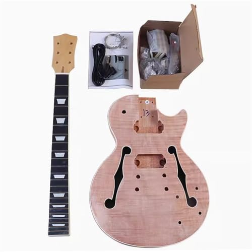 Unfinished Guitar Body DIY Body Kit Semi Finished Product Suitable For LP Electric Guitar Assembly