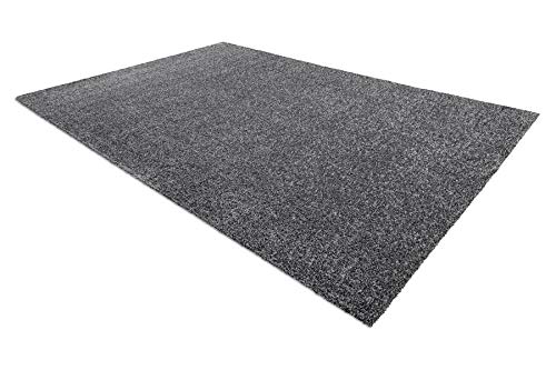 Tapis Moderne Lavable Gris Anthracite 160x230 pour Grand Salon - 6