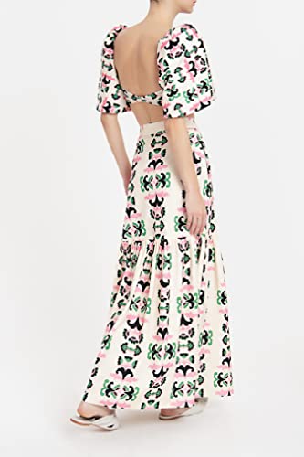 Twisted Flower Long Skirt3