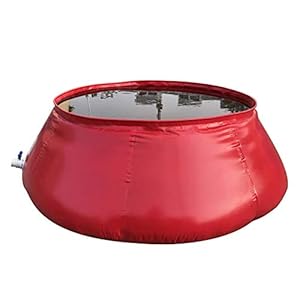Opvouwbare waterzak voor buiten emmer，Waterreservoir met grote capaciteit en deksel Duurzame draagbare wateropslagzak，Voor landbouw/bouw Wateropslagtank