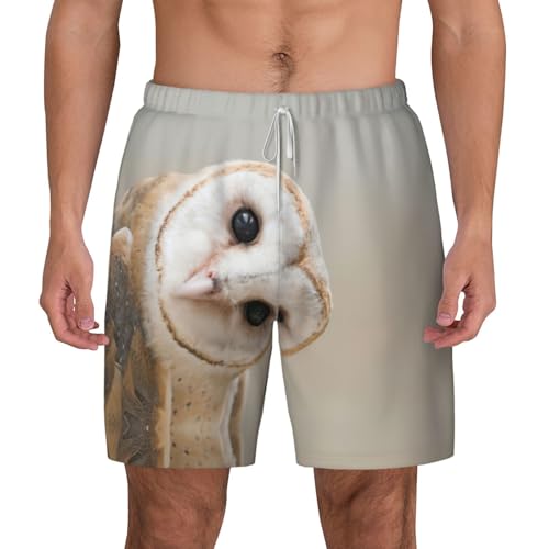 Short de plage double couche hibou EdWal pour homme