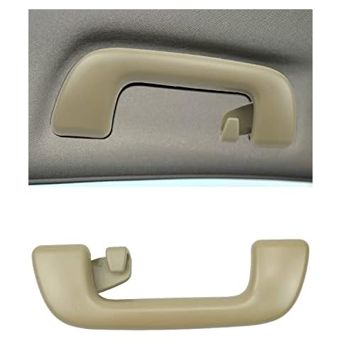 YIGUCS 74610-52020 Inner Roof Pull Handle Grab Fits for Toyota Model for Corolla 4Runner Highlander RAV4 and More, Auto Roof Pull Handle Grab Rail (Beige) Cover