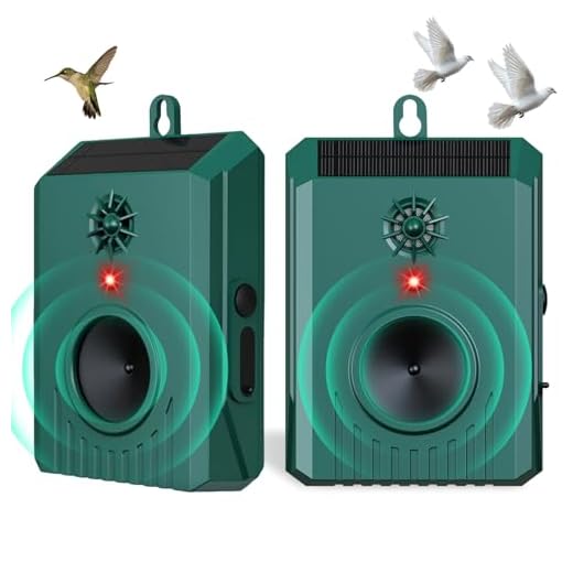Solar-Powered Ultrasonic Bird Deterrent Device