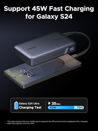 UGREEN Nexode 20000mAh 67W Built-in USB-C Power Bank - image 3