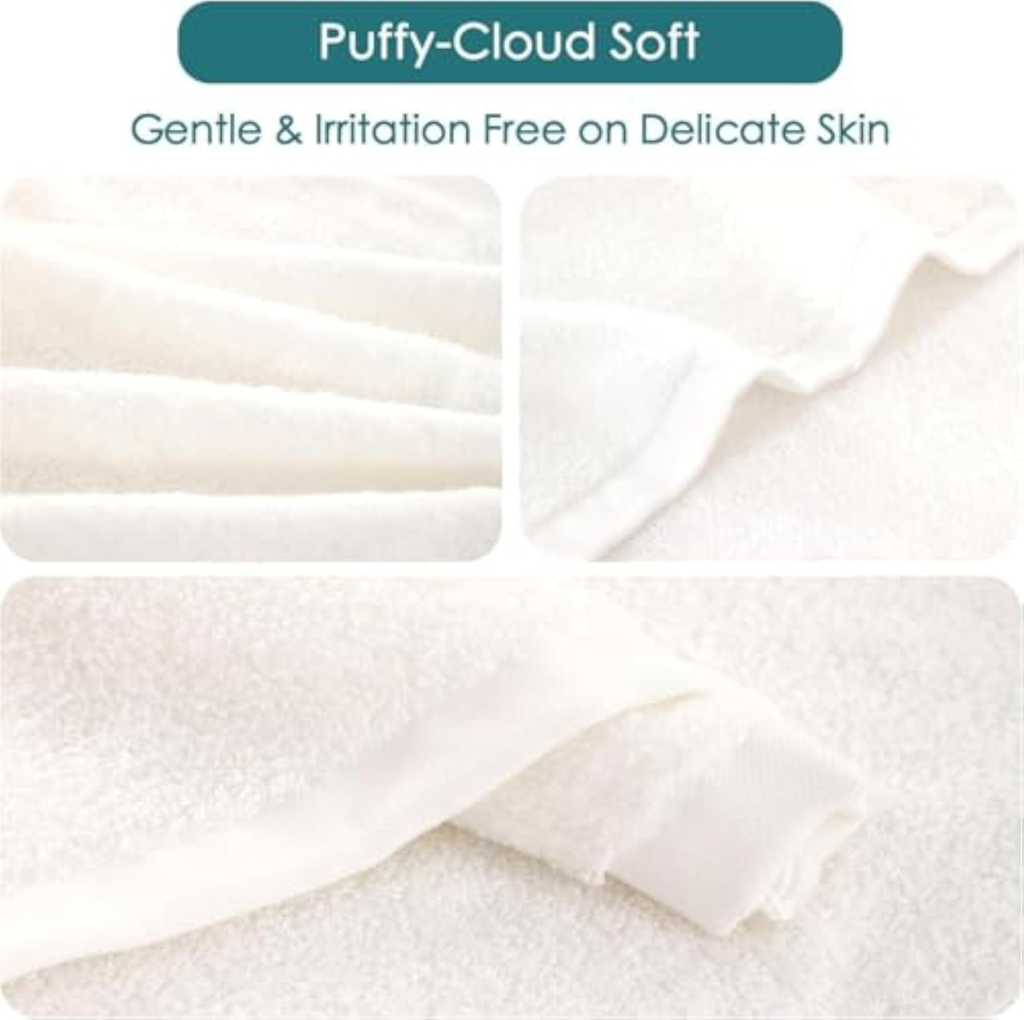 Value Pack Microfiber Face Towel Set, Super Absorbent