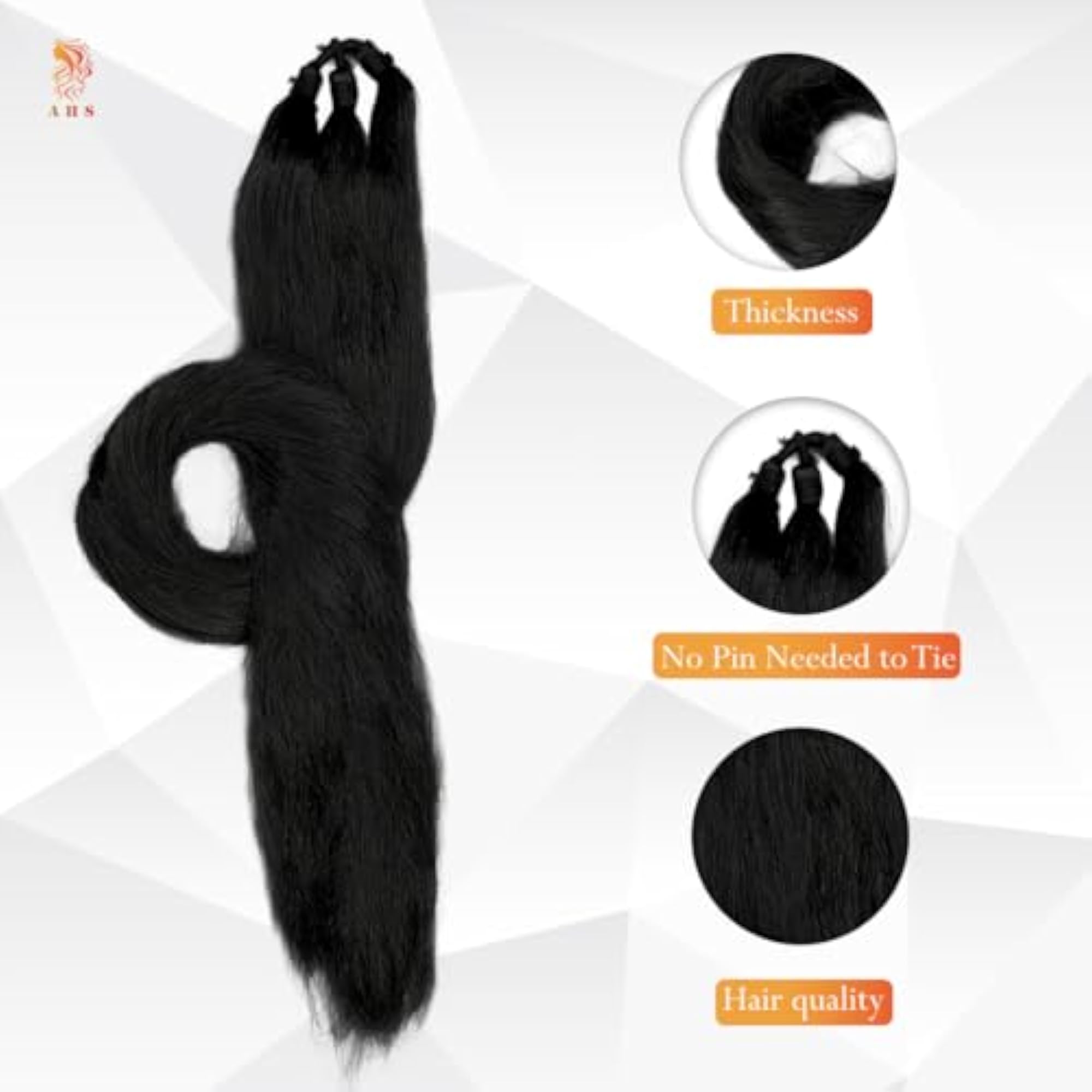 Women's Artificial Hair Choti & Parandi Combo for Traditional Looks