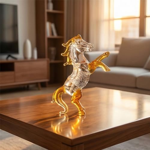 Statue de cheval sculpté pour harmoniser l'énergie du bureau