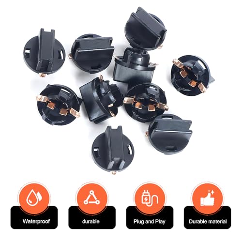 20 sockets T10 con bloqueo giratorio para autos miniatura 3