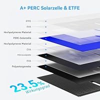 60W solarpanel faltbar Mit Digitalanzeige Solarladegerät Schnellladen – Ansicht 7