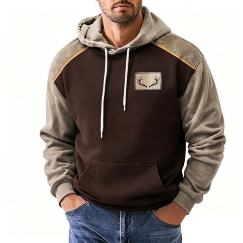 Sweat à capuche contre le froid matinal style décontracté et imprimé urbain
