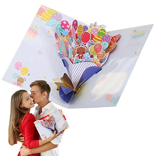 Cartões Pop Up - 3D estale acima o cartão do Valentim - Cartão de agradecimento do professor para fo