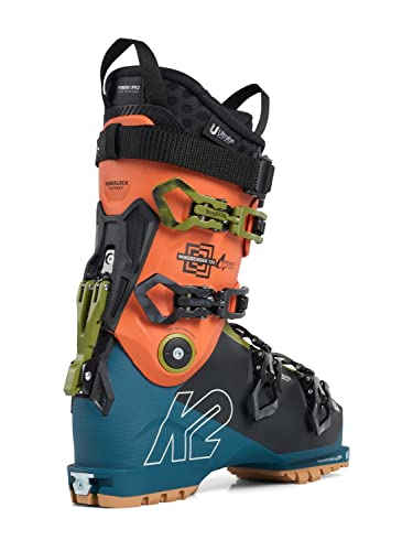 K2 Mindbender 130 Lv Mens Ski Boots Black/Blue/Orange 9.5 (27.5) #TOP2