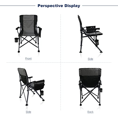 Superrella Portable Camping Chair Black Grey by Superrella - Used condition - Image 3