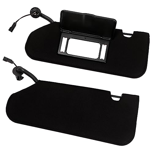 HIMIKI Left Driver & Right Passenger Side Sun Visor Sun Shades with C6 Corvette 2005 2006 2007 2008 2009 2010 2011 2012 2013 Replaces 23142243 23142245 Sunvisors with Bright LED Lights by HIMIKI - Used condition - US$44.64