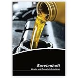 Lobsinger Serviceheft KFZ, universal FÜR ALLE Auto Hersteller geeignet ✓ Scheckheft Wartungsheft im Ölservice-Design, Umschlag feucht abwischbar