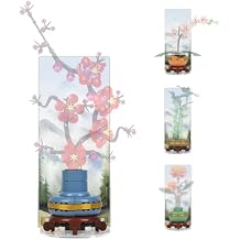 1 PACK Zen-Inspired Display Board for Lego Botanical Collection 10343/10344/10368/10369 Minimalist Wall & Tabletop Mount for Plum Blossom/Mini Orchid/Lucky Bamboo/Chrysanthemum Board Only
