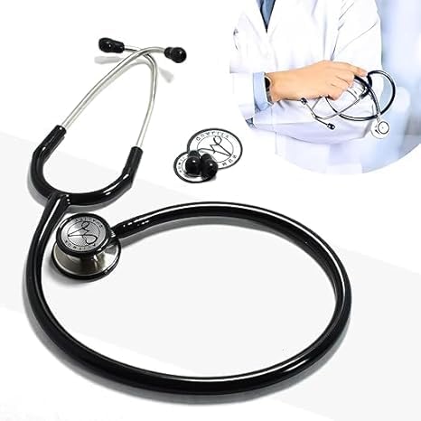 3S Aalitmun Excel III Dual sided diaphragm high Acoustic stainless steel Manual Stethoscope (Black)-picture-17