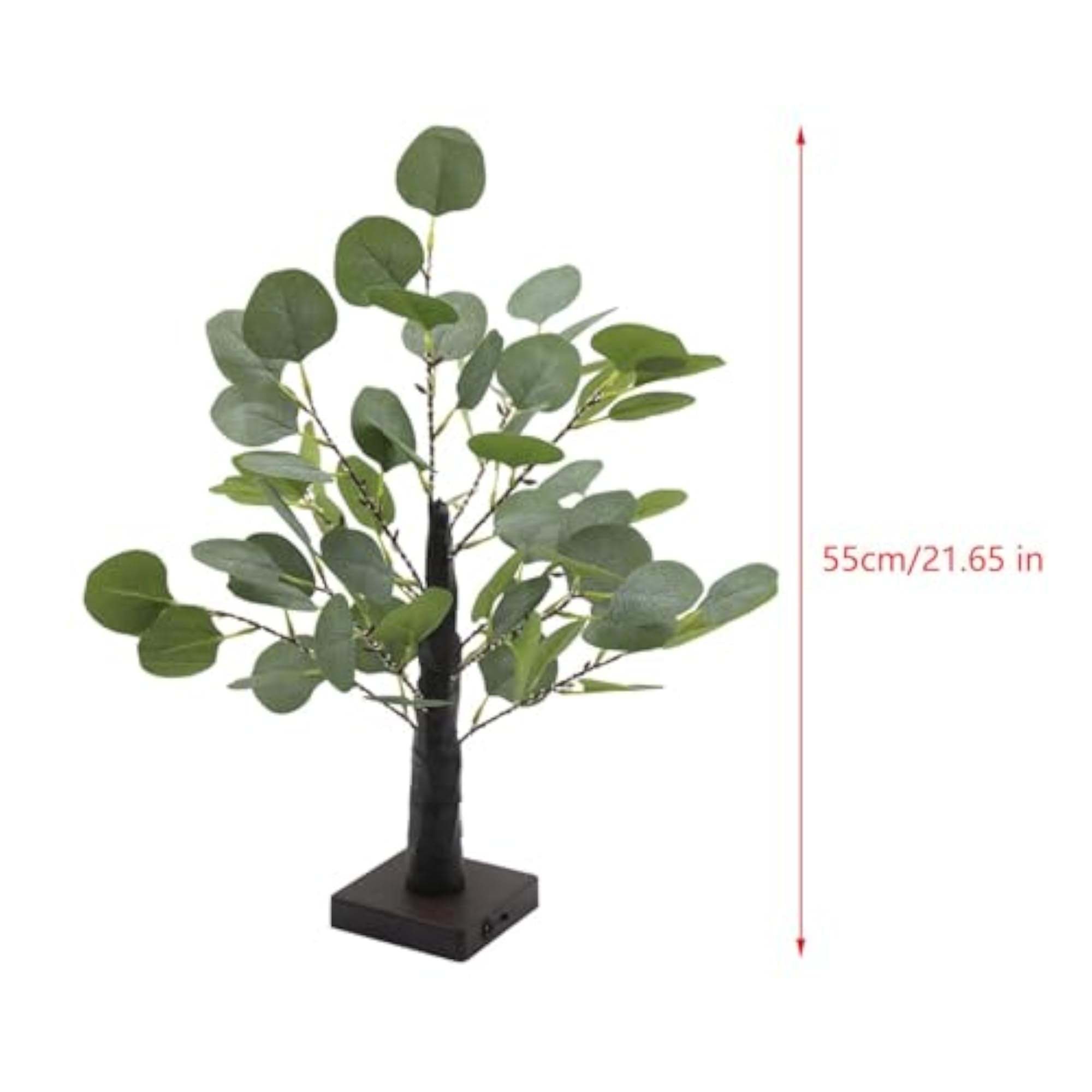 Lighted Eucalyptus Tree for Wedding Party Table Decoration