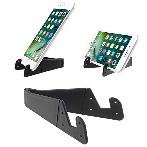 SpiderJuice Universal Multipurpose Creative Simple Design Foldable V-Shaped Mobile Tablet Smartphone Pocket Size Stand Holder (Pack of 2, Random Color)-image-39