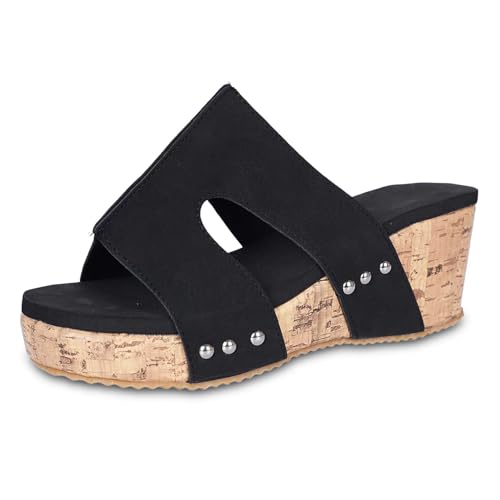 Sandales et mules pour femme pantoufles antidérapantes confortables pieds larges