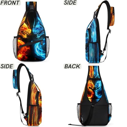 Bolso tipo Sling para hombres y mujeres unisex miniatura 6