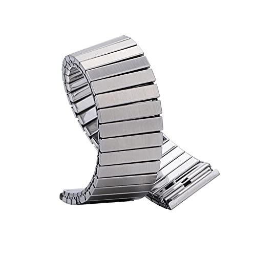 Bracelet de montre métallique flexible anti-irritation universel