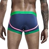 Homme décontracté sous-vêtement Respirant Pantalon Coton Ceinture imprimé Bouton Culotte Confortable Boxer Homme Message