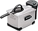 T-fal FR1014 Easy Pro Enamel Immersion Deep Fryer 3-Liters of Oil, 2.6-Pound, Silver