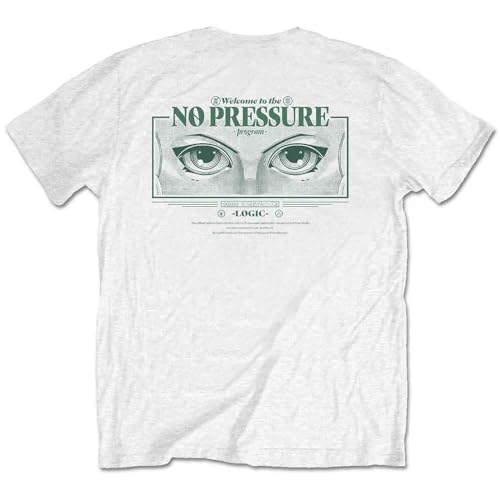 T-shirt Logic Thalia Logo homme vêtement streetwear blanc taille S rap