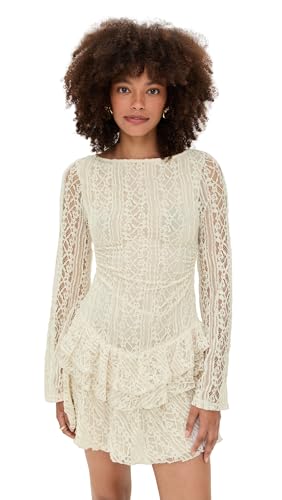 free people lace bell sleeve dress Women's Tabby Mini Dress, Tea, XL at Amazon Women's Clothing store line silhouette Size:US 14P Welcome Series Pure Cotton Knee Length