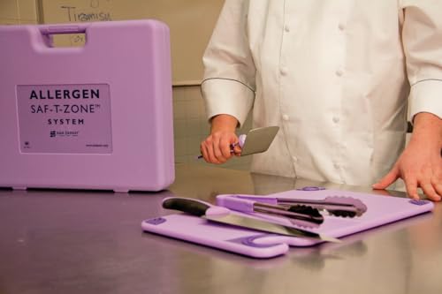 Kit de cocina alergénica San Jamar con tabla 12x18 pulg miniatura 6