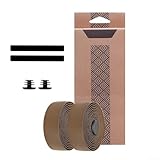 Application facile : équipé d'un ruban adhésif double face permettant une installation sans effort. Le design simple assure une prise ferme une fois appliqué sur le guidon.