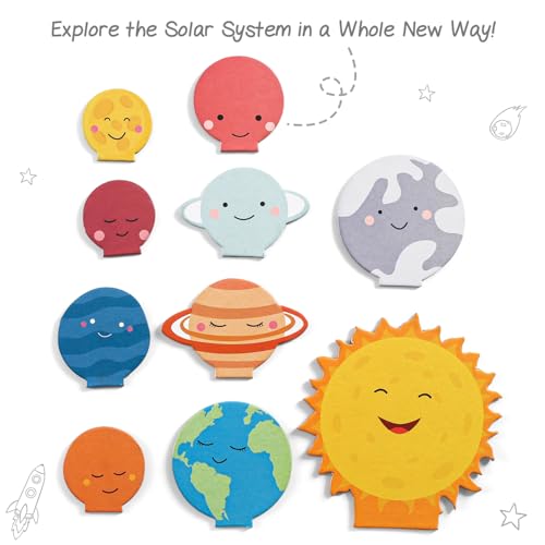 Image of Intelliskills Premium Pick-A-Planet Solar Jigsaw Puzzle for Kids, 3D Puzzle With Double-Sided Flashcards &Stands, Educational Space Puzzle for 3+ Year Old, Birthday Gift for Boys &Girls, BIS Certified