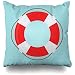 Fundas Cojín Lifeguard Salvavidas Boya Anillo Salvavidas Playa Preservador Cinturón Supervivencia Fundas para Cojines Suave Decorativa Fundas De Almohada para Sofá Cama 45X45Cm