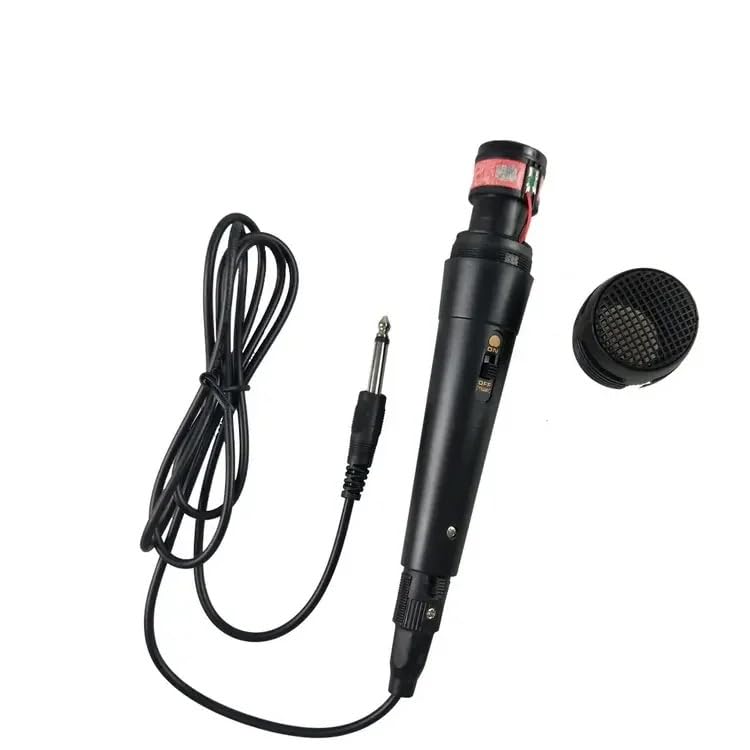 Image of Hybite Dynamic Microphone Karaoke with Wire Mike unidirectional Vocal Wired Dynamic Cardioid Microphone Wire for Solo Vocals & Karaoke Singing with 2 Meter Cable- Black Mic