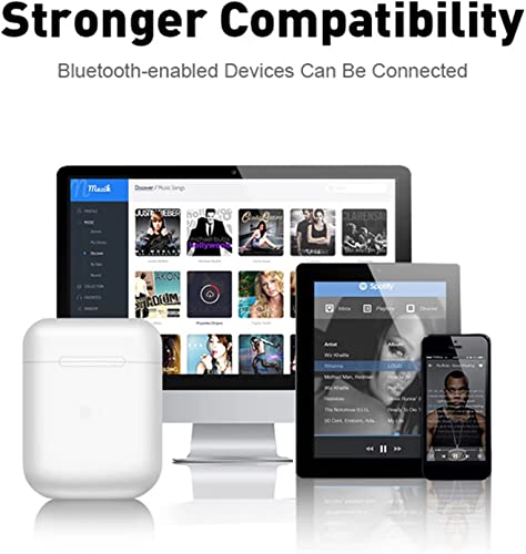 Domilife Bluetooth Kopfhörer,Weiß Drahtloses Touch-Bluetooth Noise-Cancelling-Kopfhörer,Popup-Fenster mit Echtzeit… - Image 7