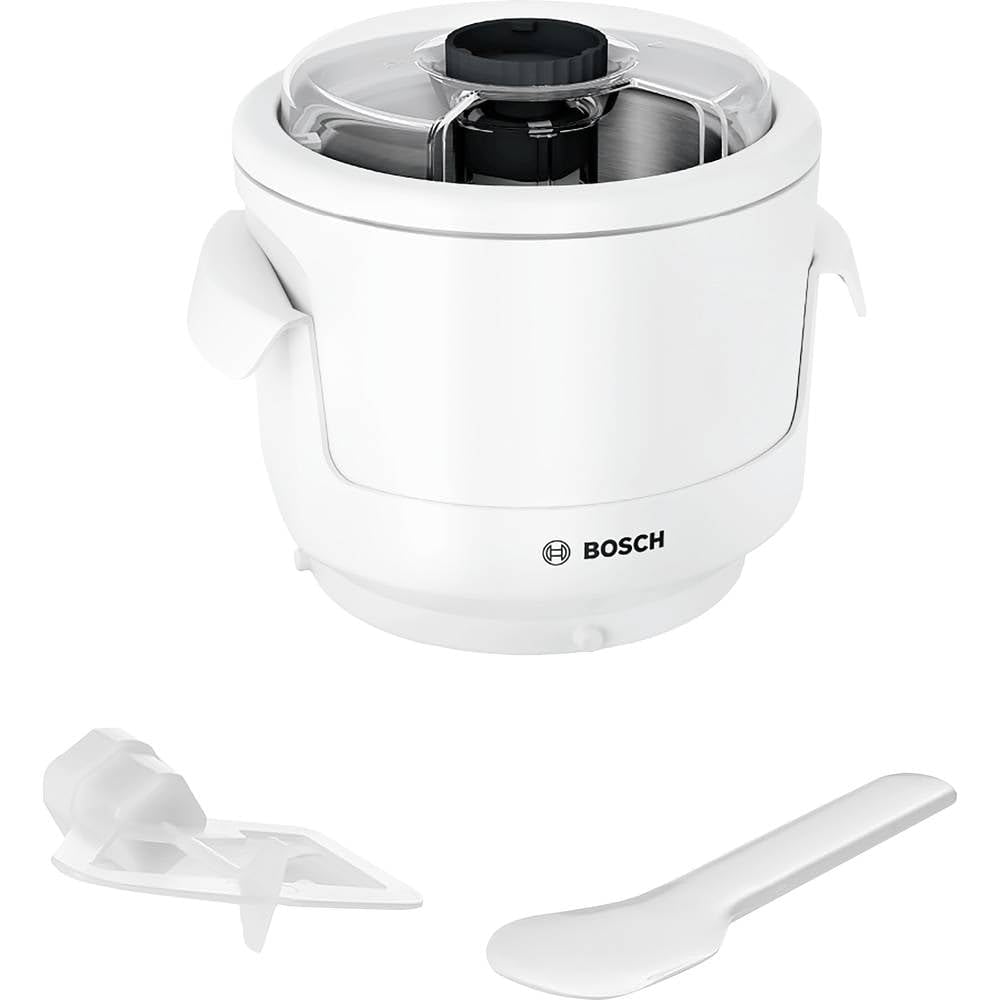 Bosch Hausgeräte Eisbereiter zu MUM9 Macchina per Il Ghiaccio, 550 milliliters, Plastica, Bianco