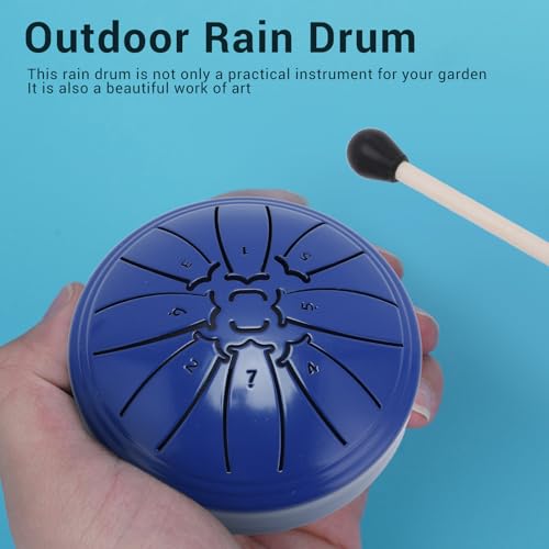 Mini Steel Tongue Drum 4 Inch 8 Notes miniatura 4