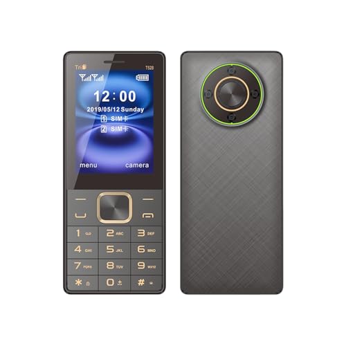 McMgc - Téléphone GSM 2G Triple SIM - Écran 2,8'', Mèmoire 32 Mo Extensible, Bluetooth 2.1,...