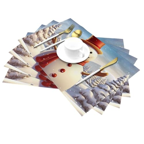 Sets de table antidérapants pour protéger de la chaleur lot de 6 - 4