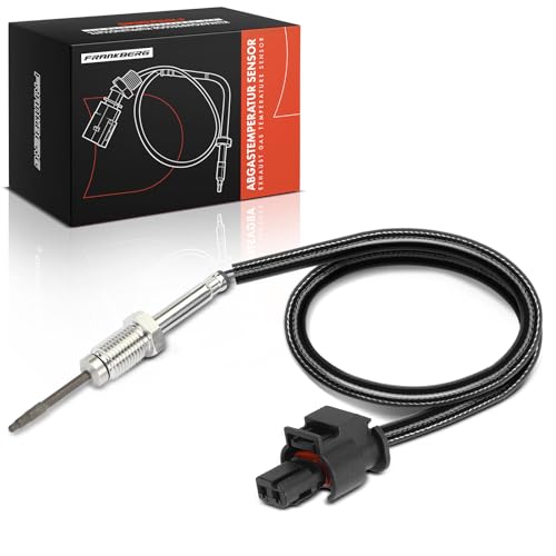 Frankberg Sensor de temperatura de gases de escape después del filtro de partículas de hollín 2 Polos Compatible con Serie 3 E90 E91 E92 E93 Serie 1 E81 E82 E87 E88 Serie 5 F10 F11 Serie 7 13627805606