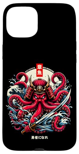 Octopus Sea Monster Aesthetic Japanese X}zP[X iPhone 15 Plus p