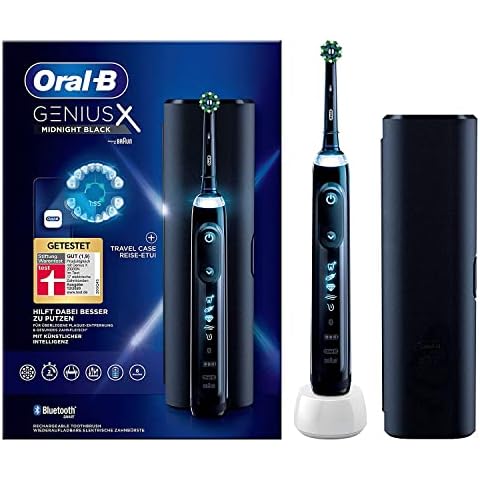Oral-B Genius X Elektrische Zahnbürste/Electric Toothbrush, 6 Putzmodi für Zahnpflege, künstliche Intelligenz & Bluetooth-App Cover