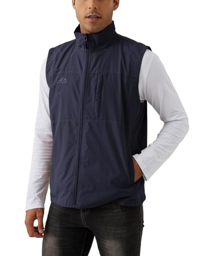 Image of Gihuo Men's Fishing Vest Utility Vest Casual Outdoor Quick Dry Safari Travel Golf Vest Work Vest