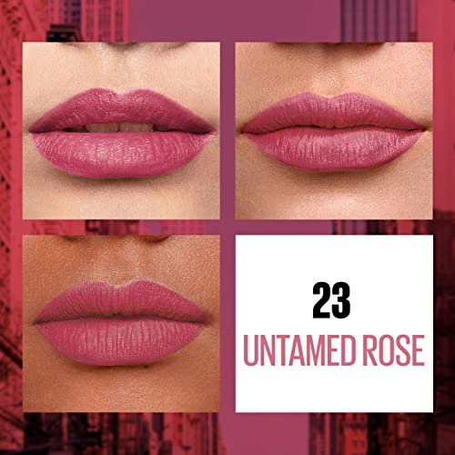 Image of Maybelline New York Sensational Liquid Matte Lipstick, 23 Untamed Rose (Pack of 2)