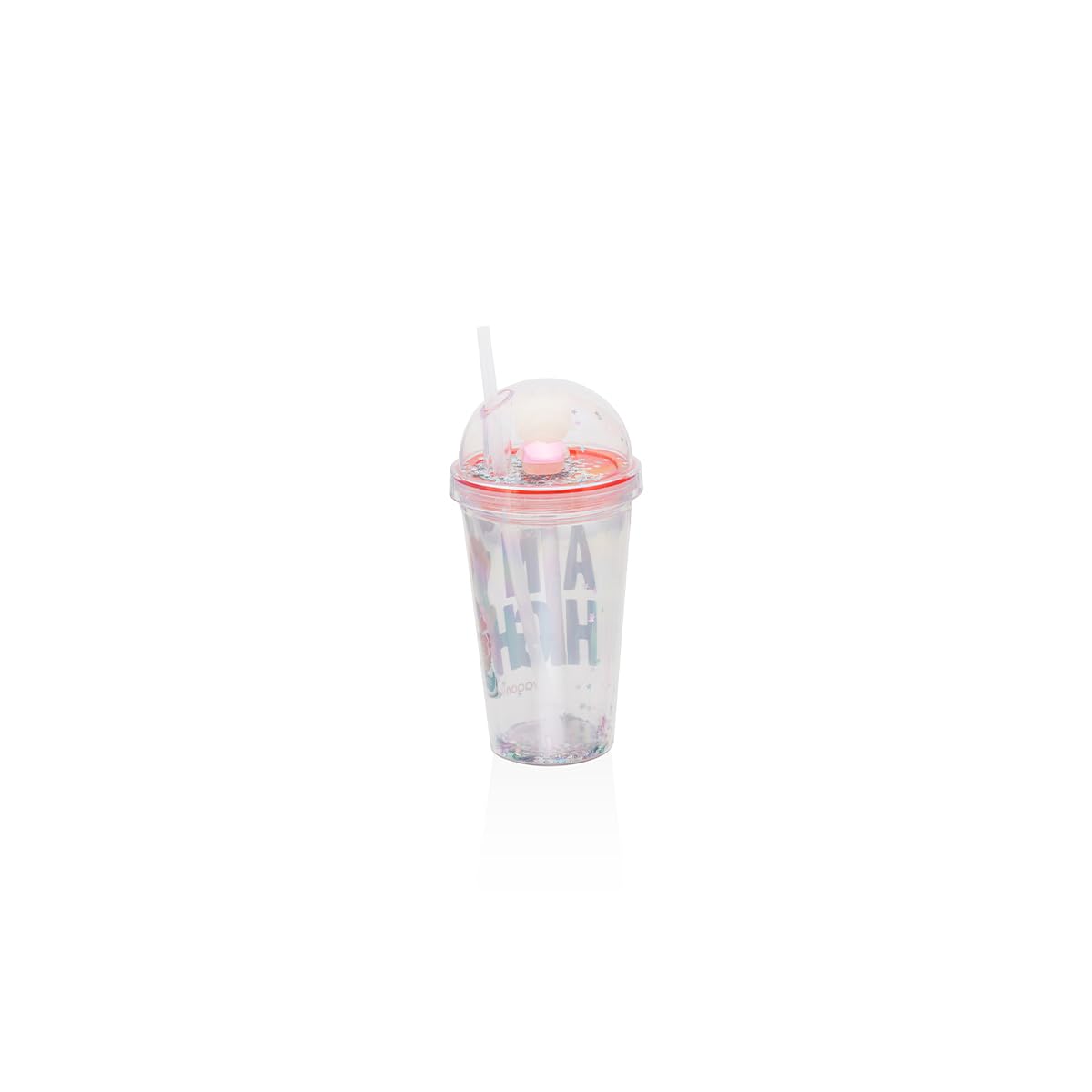 Vagonlife Pipetli Su Matarası 450ml BPA Free Kırmızı Spor Şişesi