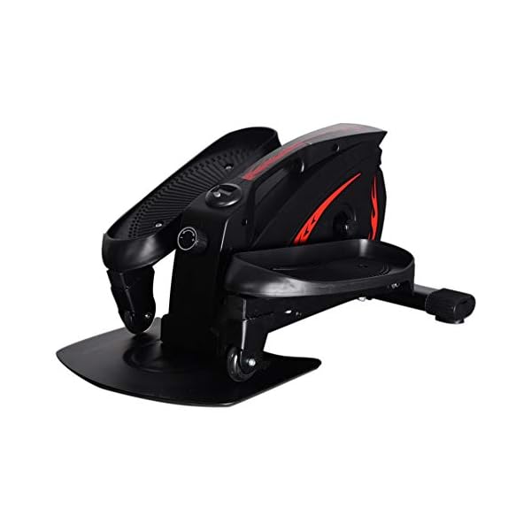 Leasbar Under Desk Elliptical Exercise Machine Mini Exercise Bike Cycle for Home Office Workout Exercise Equipment Pedal Exerciser Adjustable Resistance with Monitor 30dB Ultra Quiet