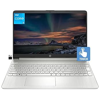 HP 15.6” HD Touchscreen Laptop, Dual Core Intel i3-1115G4 (Beats i5-1030G7, Up to 4.1GHz), 16GB RAM, 1TB SSD, UHD Graphics, Webcam, WiFi, 11+ Hours Battery, Win11 +Marxsolcables, Natural Silver